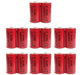 14 Pcs D Size 10000mAh NiMH 1.2V Rechargeable Battery 0