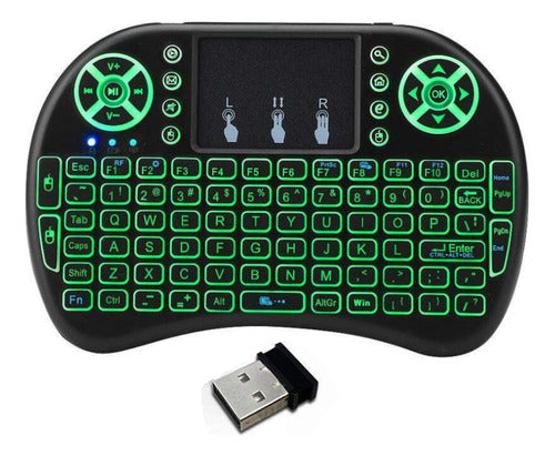 Mini Teclado Inalambrico Touchpad Mouse Smart Tv Box Bt ® 0