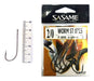 Sasame Worm 2/0 Fishing Hooks for Pejerrey and Variada - Pack of 6 Units 0
