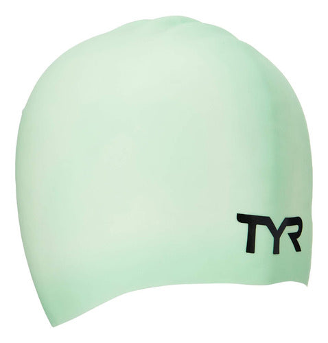 TYR Silicone Swimming Cap Mint 0