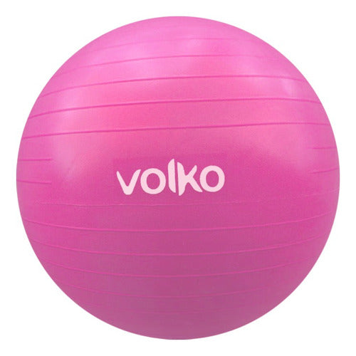 Inflatable Yoga Exercise Ball - Volko 65 cm 0