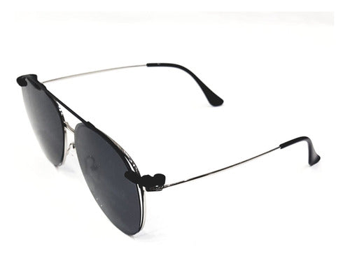 Good Look Clip On Aviator Metal Frames with Polarized Black Lenses 2