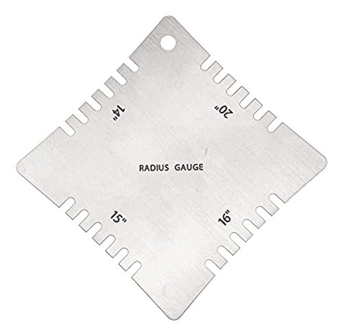 4pcs Yootones Guitarra De Acero Inoxidable Medidor De Radio 3