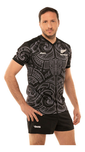 Imago Rugby Shirt New Zealand Maori All Blacks Reforza 1