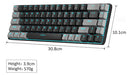 Teclado De 68 Teclas. Compacto. Mecanico. Gamers. Iluminado. 6