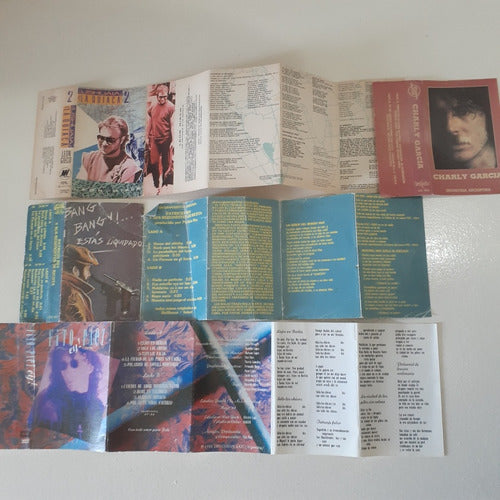 Cassette Solo Tapas Varios Ver Charly Fito Redondos Gieco E 2