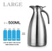 Sumerflos Stainless Steel Thermal Carafe 68 Ounces 4