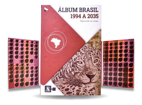 Álbum Para Moedas Brasileiras 1994 A 2035 + Jogos Olímpicos 1