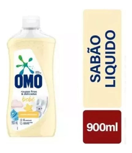 Sabão Líquido Roupas Finas E Delicadas Bebê 900ml Omo 0