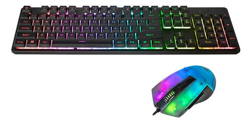 Ibuypower Chimera Km7 Rgb Combo De Teclado Para Juegos + Mou 2