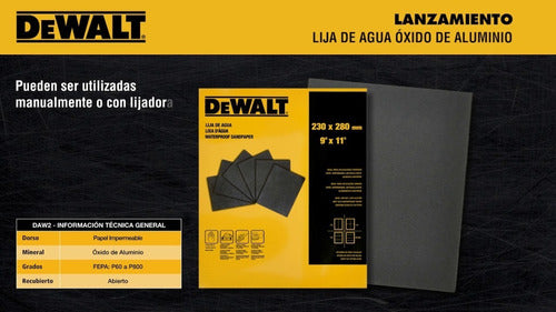 Pack of Dewalt 60 Grit Coarse Sandpaper x 100 Units 2