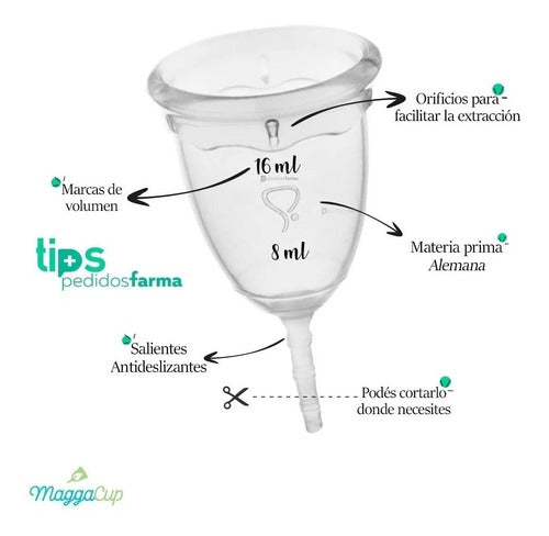 Maggacup Menstrual Cup Reusable Sustainable + Pouch 1