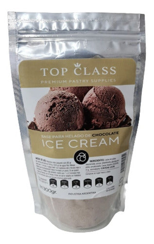 Premezcla Para Hacer Helado Chocolate Rinde 1 Kg Top Class 1