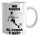 Waved Taza Me Gusta El Futbol 0