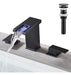 Skybathjoy Bathroom Sink Faucet with LED Light 0