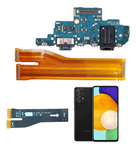 Samsung A52 Replacement Charging Plate + Main Flex Interconnection 0