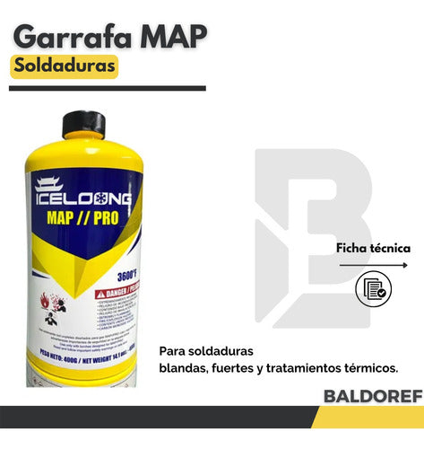 Soldadura Sin Fundente Cobre X 2 + Garrafa Map 1