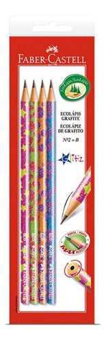 Lapiz Faber Glitz Fantasia X 4 Uni - Mosca 0