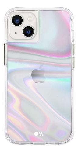 Case-Mate Iridescent Transparent Case for iPhone 13 6.1 0