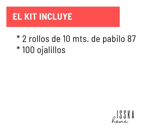 Kit Op01 Ojalillos 100 + 20m Pabilo Soja 87 Vela Parafina 3