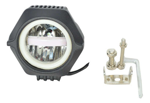 HJG Auxiliary LED Demon Eyes USB Aluminum Headlight 1