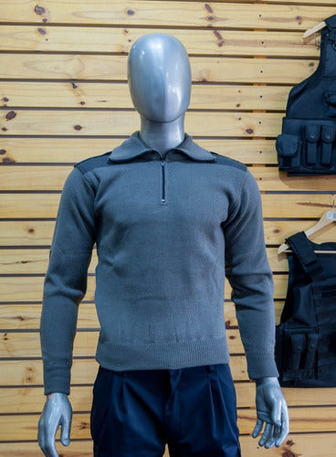 Tactical Lined Gray Wool Tricota 35