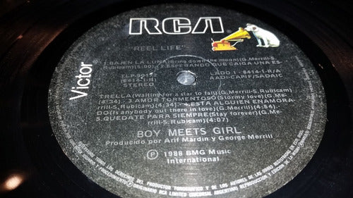 Boy Meets Girl Reel Life Lp Vinilo Argentina Muy Buen Estado 1