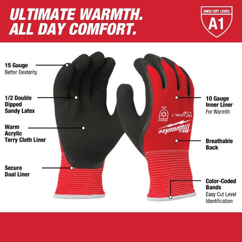 Milwaukee Winter Cut Level 1 Anti-Cut Glove M 4822 8911 2