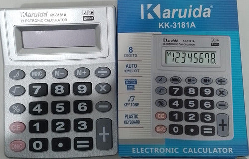 Karuidah Calculadora 8 Digitos Pila Lr1130 Incluida #kk3181a 0