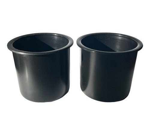 Posa- Porta Vaso De Embutir  Negro X 2 Unidades-lancha-barco 0