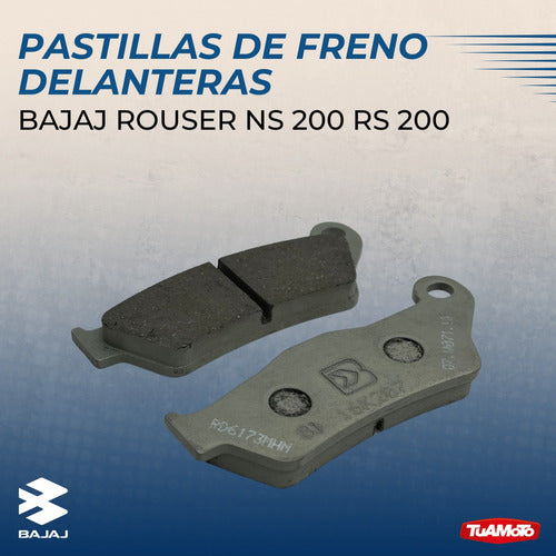 Pastillas De Freno Delanteras P/ Bajaj Rouser Ns 200 3