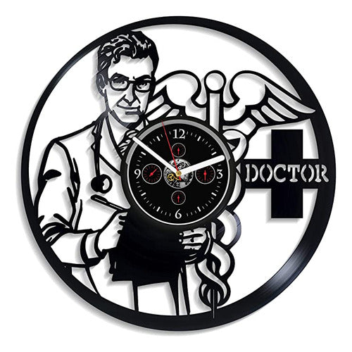 Handmadecorp - Wall Clock with Doctor Design 0