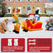 Danxilu 6.6 Feet Inflatable Christmas Santa Claus 3