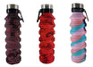 Cresko Silicone Foldable Sports Bottle with Screw Cap 500 Ml 1