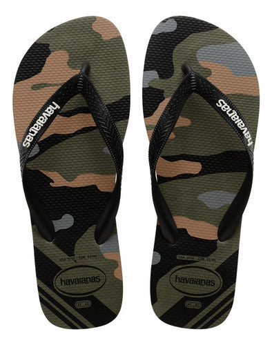 Havaianas Top Camu Men's Camouflage Printed Flip Flops 0