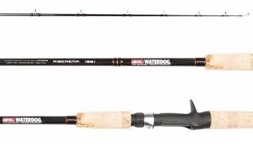 Waterdog Ribereña Trolling Fishing Rod 1.95m 2 Sections Graphite 50 Lb 1