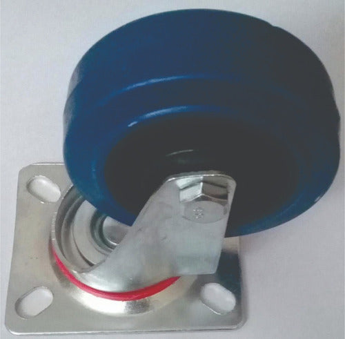 FMT Swivel Caster Wheel with Brake, Nylon and Polyurethane 125x38 180kg 1