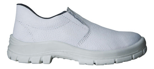 Bracol Elastic Work Shoe with Plastic Toe - White 4