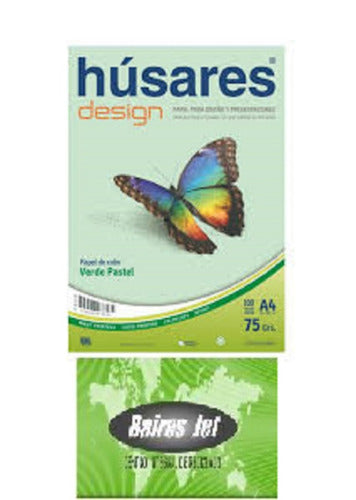 20 Pack of A4 Husares 7855 Design Resma in Pastel Colors 3