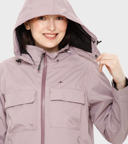 Montagne Campera Rompeviento Impermeable Mujer Montagne Akira Capucha 6