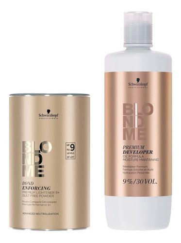 Schwarzkopf Professional Kit Blond Me Polvo Decolorante + Loción 1000ml 0