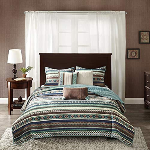 Madison Park Malone 6-Piece Over Bed Quilt Set 2