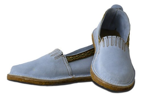 Hechos Leather Leather Alpargata with Rubber Sole 5