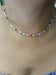 Multicolor Glass and Silver Beads Necklace 3