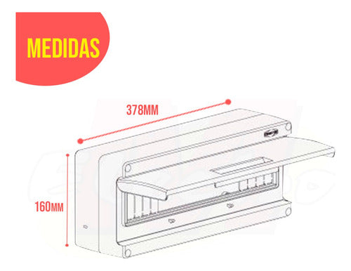 Conextube Caja Termica 18 Din Ip66 Estanca Electro Medina 1