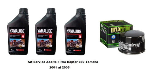 Yamaha Kit Service Oil Filter Grizzly 660 4x4 + Hiflo 02/08 1