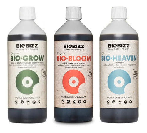 Biobizz Combo Fertilizantes Bio Grow Bio Bloom Heaven 250 Ml 0