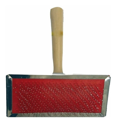 Medium Carding Brush No. 2 with Protected Tips for Dog Cat 4