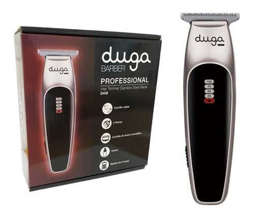 Professional Wireless Trimmer Duga Beard Hair Clipper D406 1