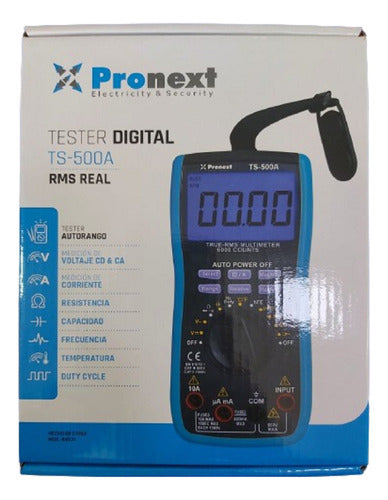 Pronext Tester Autorango Y Con Sujetador TS 500A Utiliza Batería De 0